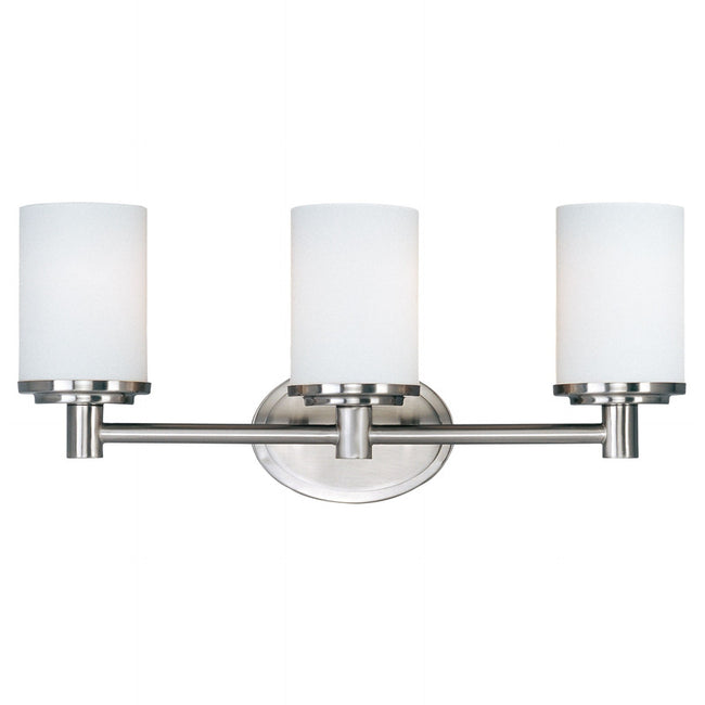 Maxim 9053SWSN - Cylinder 3 Light 21" Vanity Light