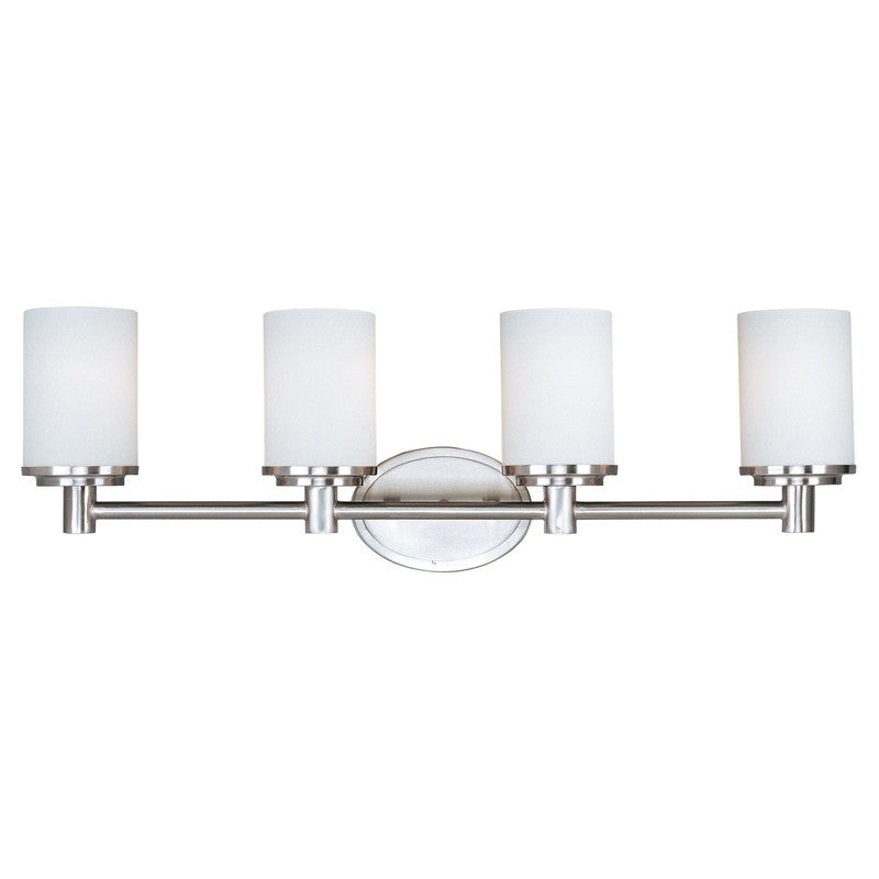 Maxim 9054SWSN - Cylinder 4 Light 29" Vanity Light