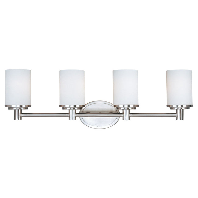 Maxim 9054SWSN - Cylinder 4 Light 29" Vanity Light