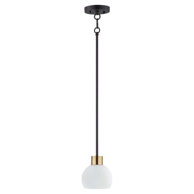 Maxim 91270SWBK - Coraline 1 Light 6" Pendant