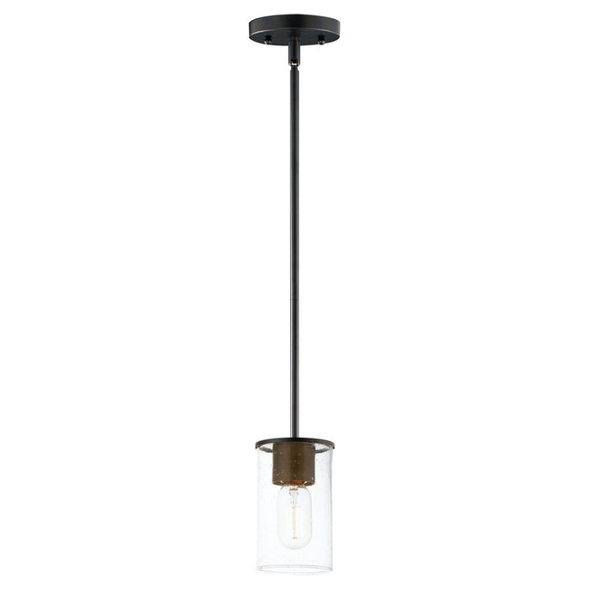 Maxim 91840CDABBK - Sleek 1 Light 7" Pendant