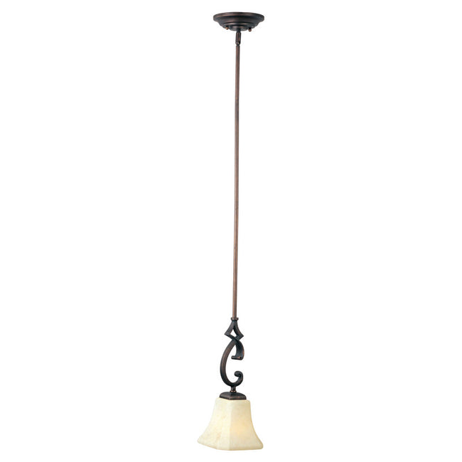 Maxim 92060FLRB - Oak Harbor 1 Light 15" Pendant