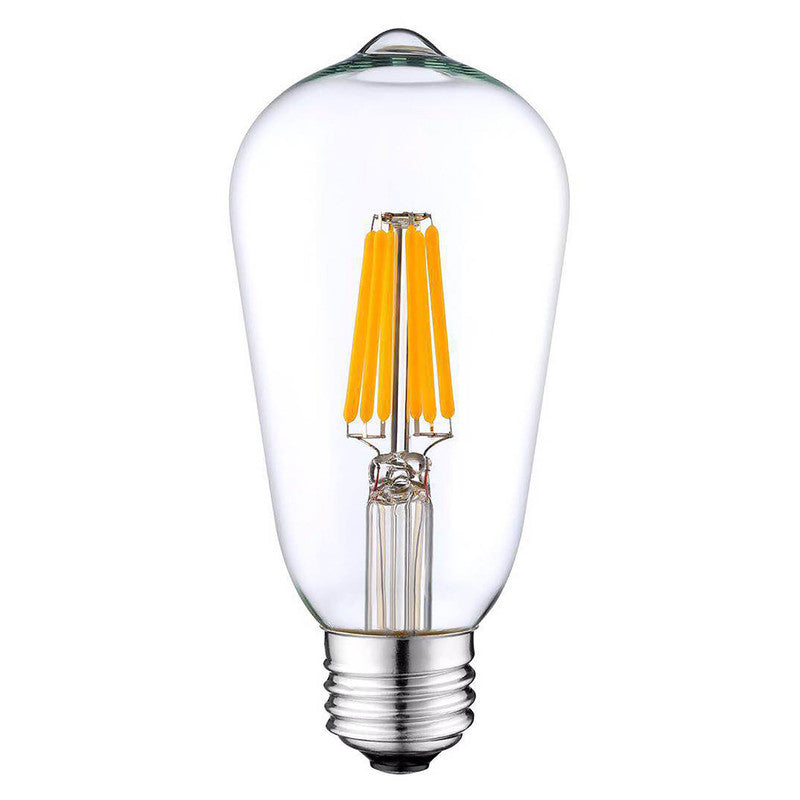 BL6ST58CL120V27 - Bulbs - 6W LED E26 ST58 2700K CL Bulb