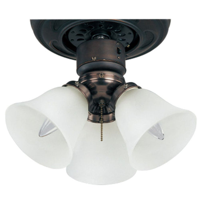 Maxim FKT207FTMW - 3 Light 12" Ceiling Fan Light Kit