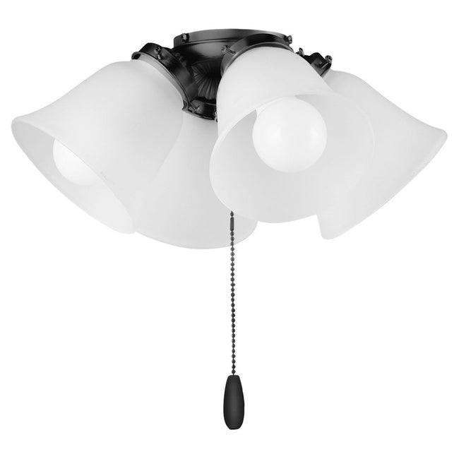 Maxim FKT210FTBK - 4 Light 15" Ceiling Fan Light Kit