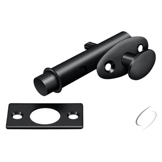MB175U19 Mortise Bolt; Black Finish