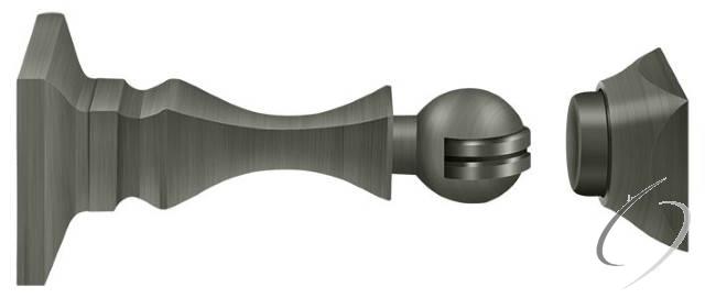 MDH35U15A Magnetic Door Holder 3-1/2"; Antique Nickel Finish