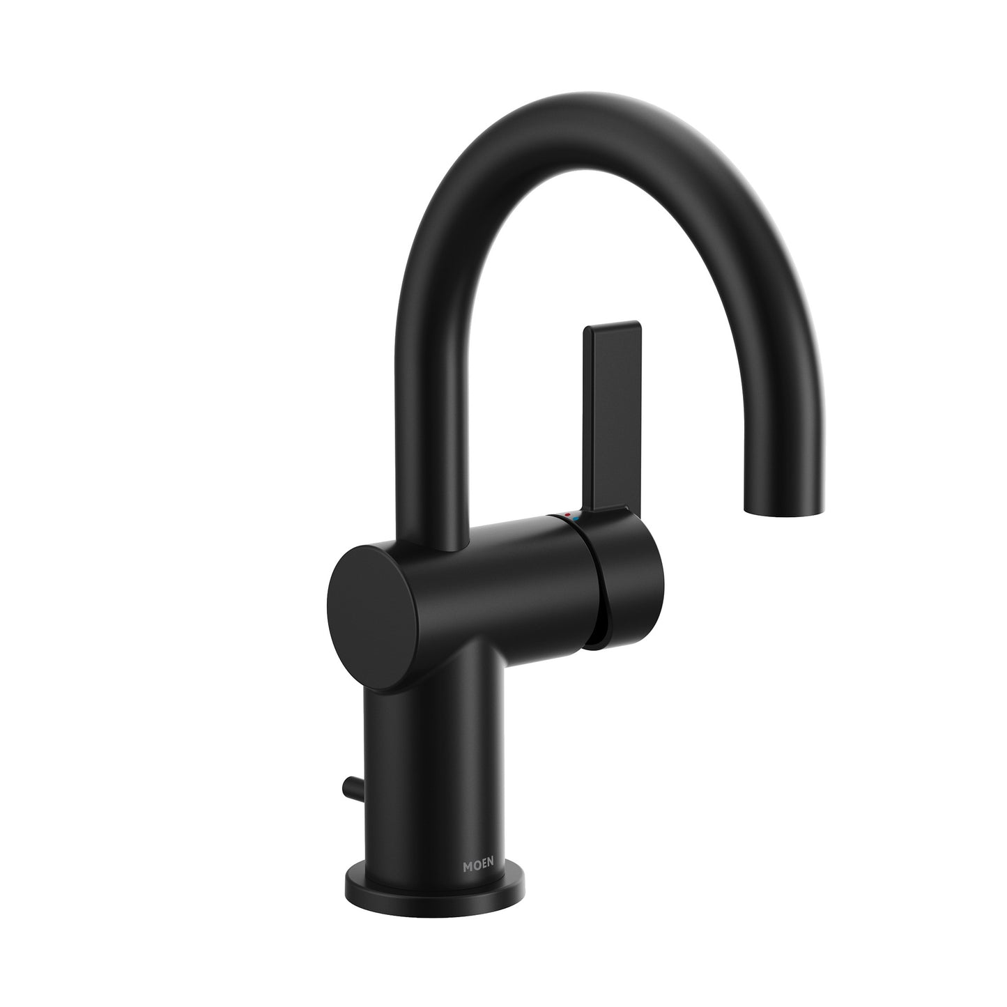 6221BL - Cia Matte Black One-Handle High Arc Bathroom Faucet