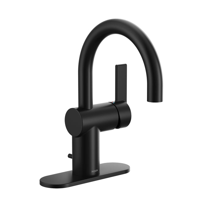 6221BL - Cia Matte Black One-Handle High Arc Bathroom Faucet