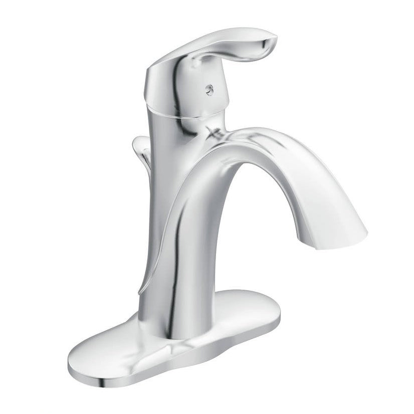 6400 - Eva One-Handle High Arc Bathroom Faucet with Valve