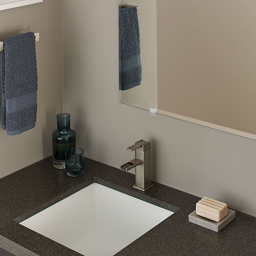 90 Degree OneHandle Open Waterway Bathroom Faucet