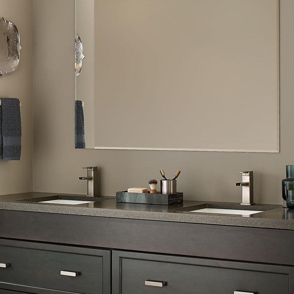 90 Degree OneHandle Open Waterway Bathroom Faucet