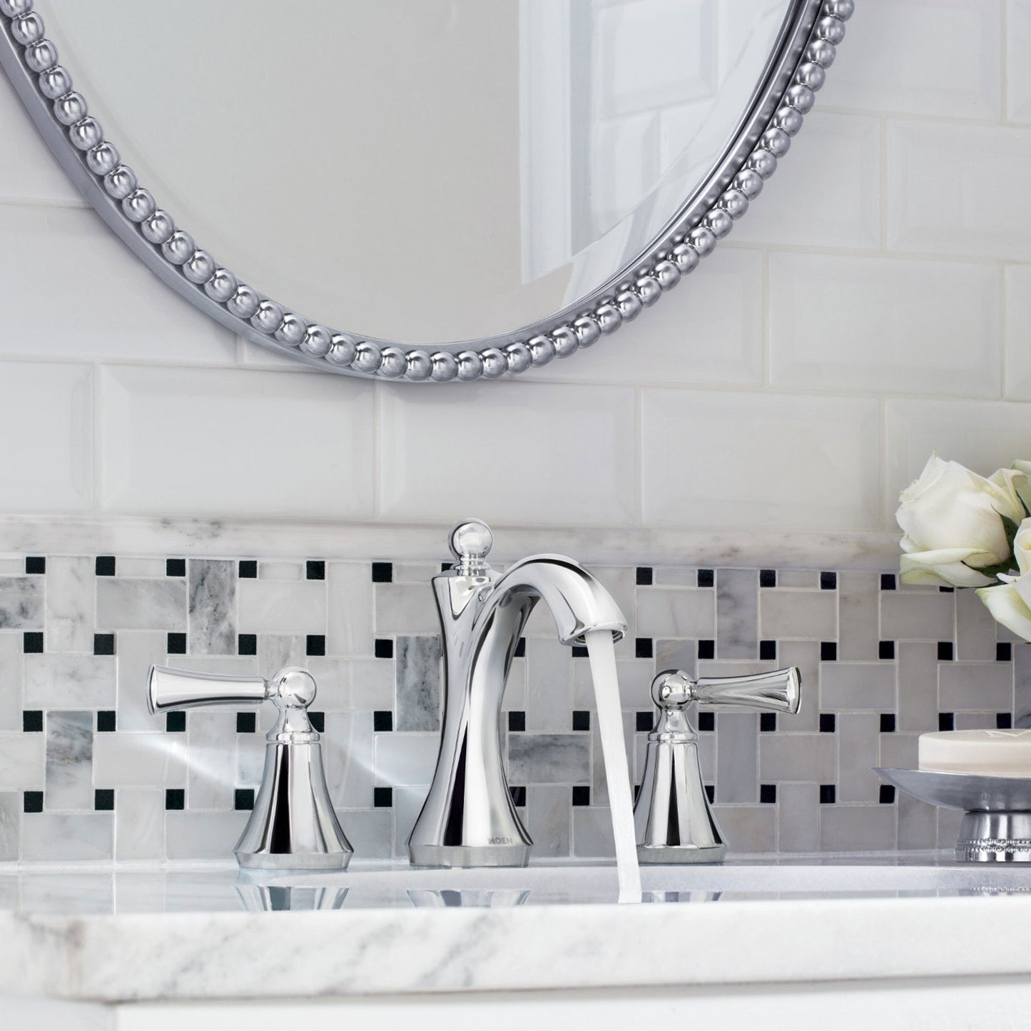 Wynford Two-Handle High Arc Bathroom Faucet - Trim Only