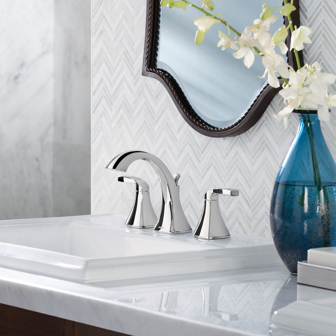 T6905 - Voss Two-Handle High Arc Bathroom Faucet - Trim Only