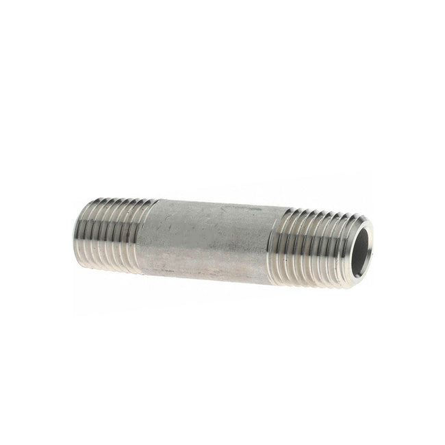 4004-200 - 1/4" x 2" L Threaded Pipe Nipple, 304/304L Stainless Steel Schedule 40