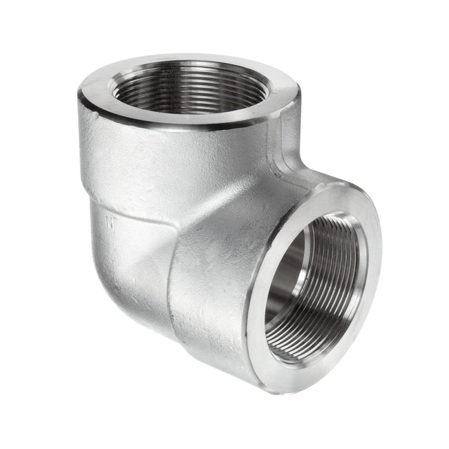 3401D-04 - 1/4" Threaded 90 Degree Elbow, 304/304L Stainless Steel