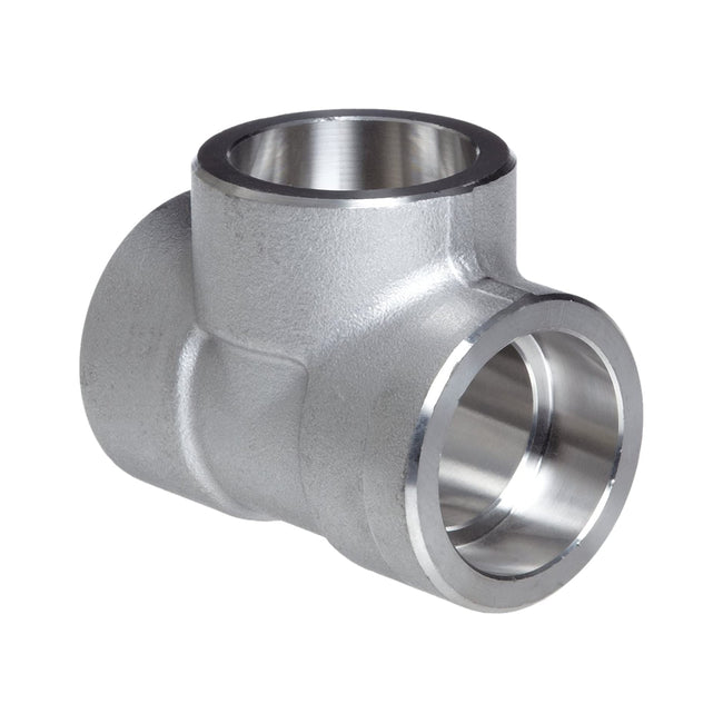 SW3606D-08 - 1/2" Tee, 316/316L Stainless Steel, Socket Weld