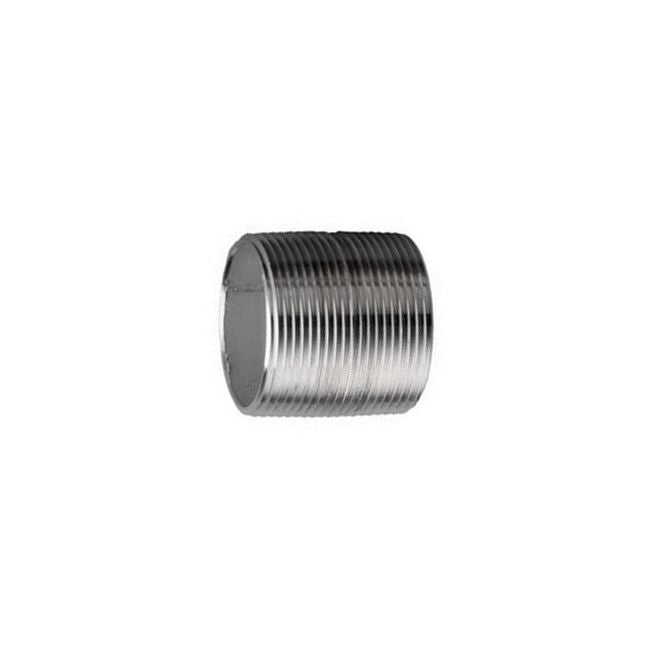 6032-001 - 2" x Close L Threaded Pipe Nipple, 316/316L Stainless Steel Schedule 40