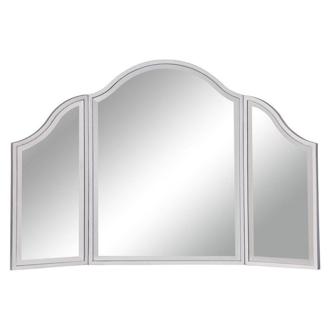MF6-1042S Contempo 37" x 24" Tri Fold Mirror in Silver