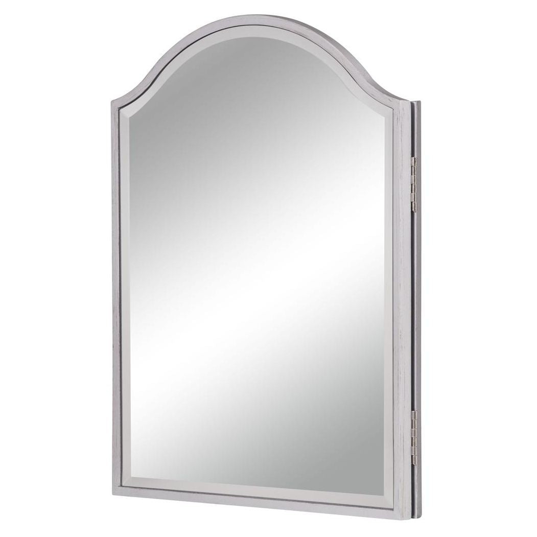 MF6-1042S Contempo 37" x 24" Tri Fold Mirror in Silver