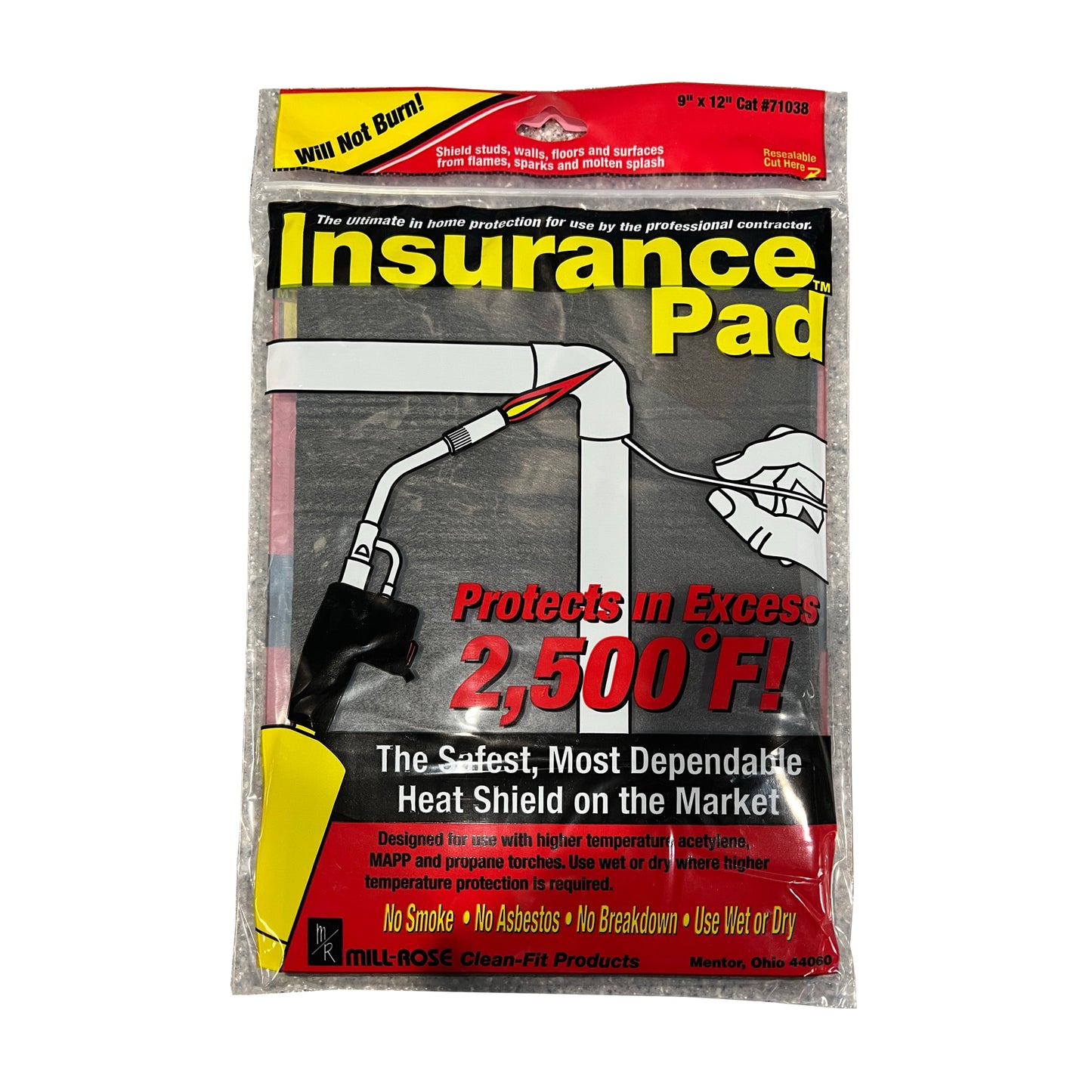 71038 - Torch Guard Flame Protector Pad - 9" x 12"