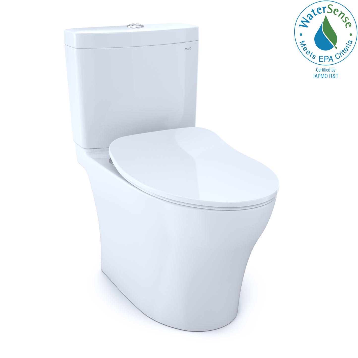 Toto MS446234CUMG#01 - Aquia IV 1G Two-Piece Elongated Dual Flush 1.0 and 0.8 GPF Toilet with CEFION