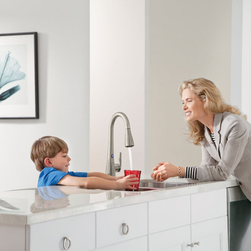 Moen 7594E - Arbor One-Handle Touchless Pulldown Kitchen Faucet