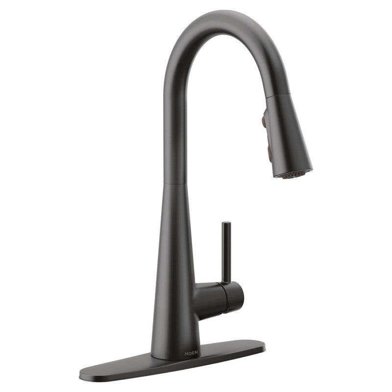Sleek One-Handle High Arc Pulldown Kitchen Faucet