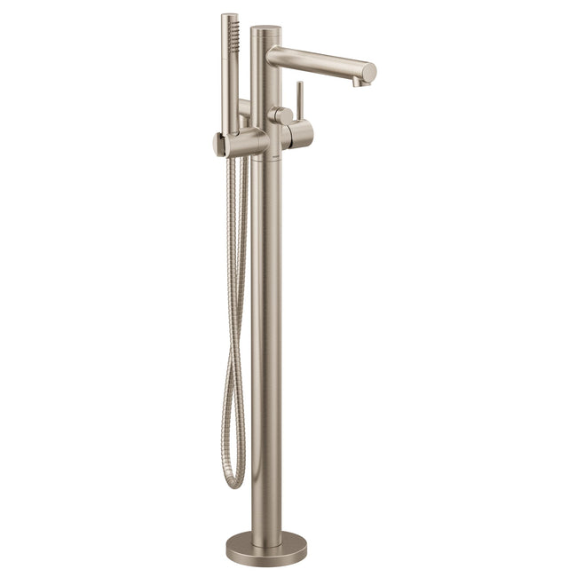 Align Brushed Nickel One-Handle Tub Filler Includes Hand Shower