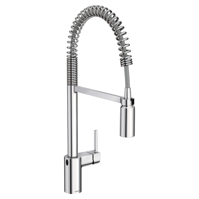 Align MotionSense Wave One-Handle High Arc Pre-Rinse Spring Pulldown Kitchen Faucet