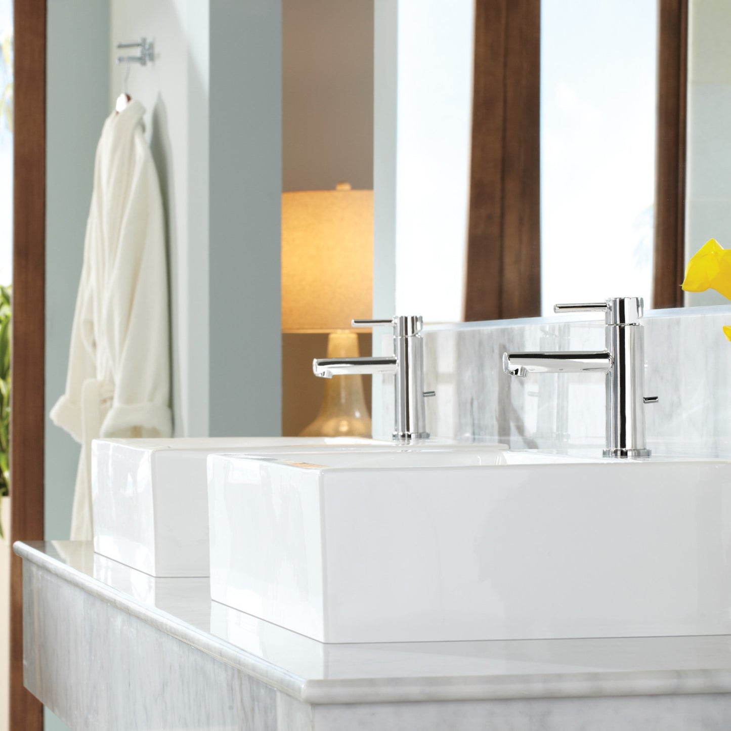 6190 - Align One-Handle High Arc Bathroom Faucet with Valve