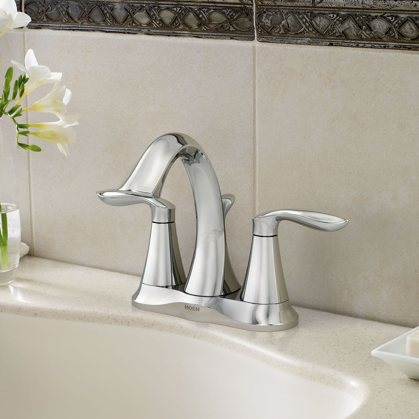 6410 - Eva Centerset Two-Handle Bathroom Faucet