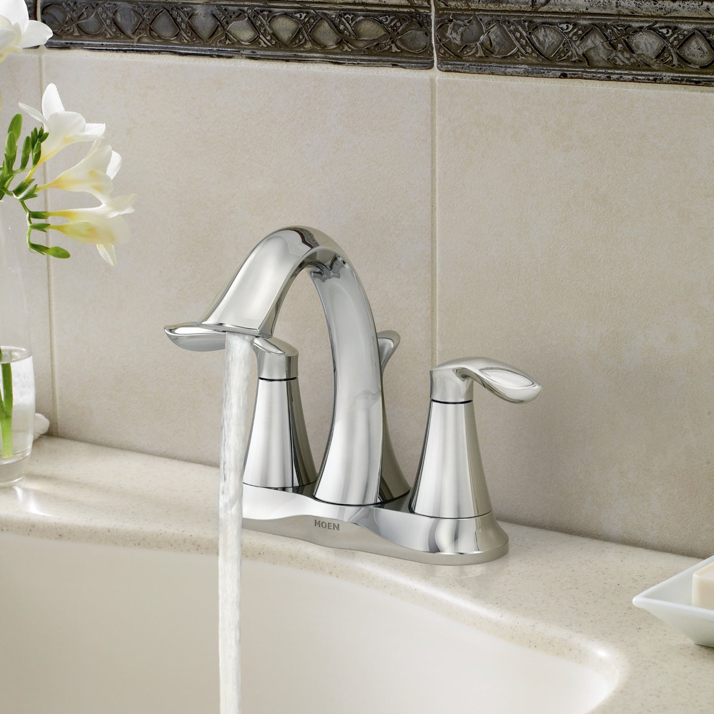 6410 - Eva Centerset Two-Handle Bathroom Faucet