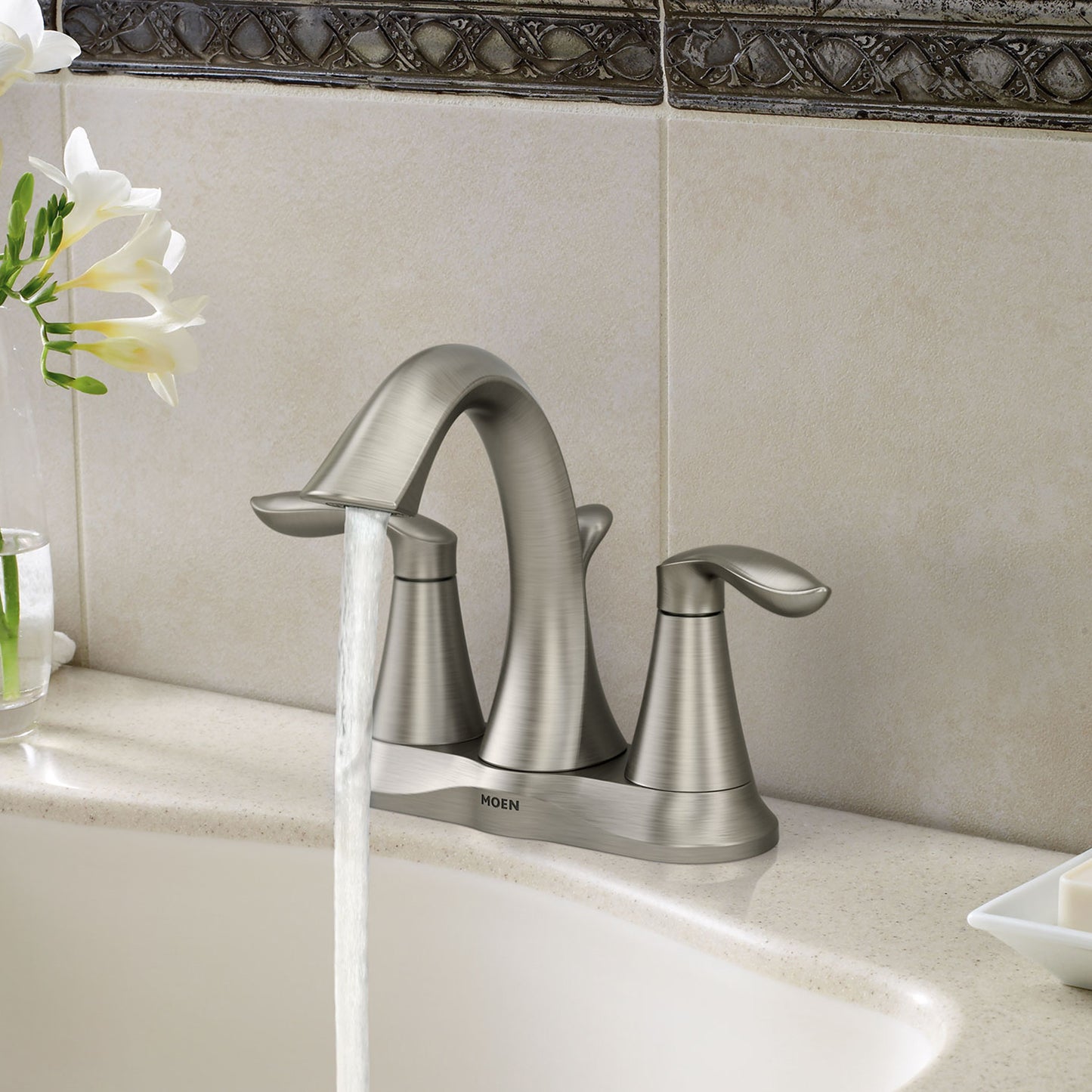 6410 - Eva Centerset Two-Handle Bathroom Faucet