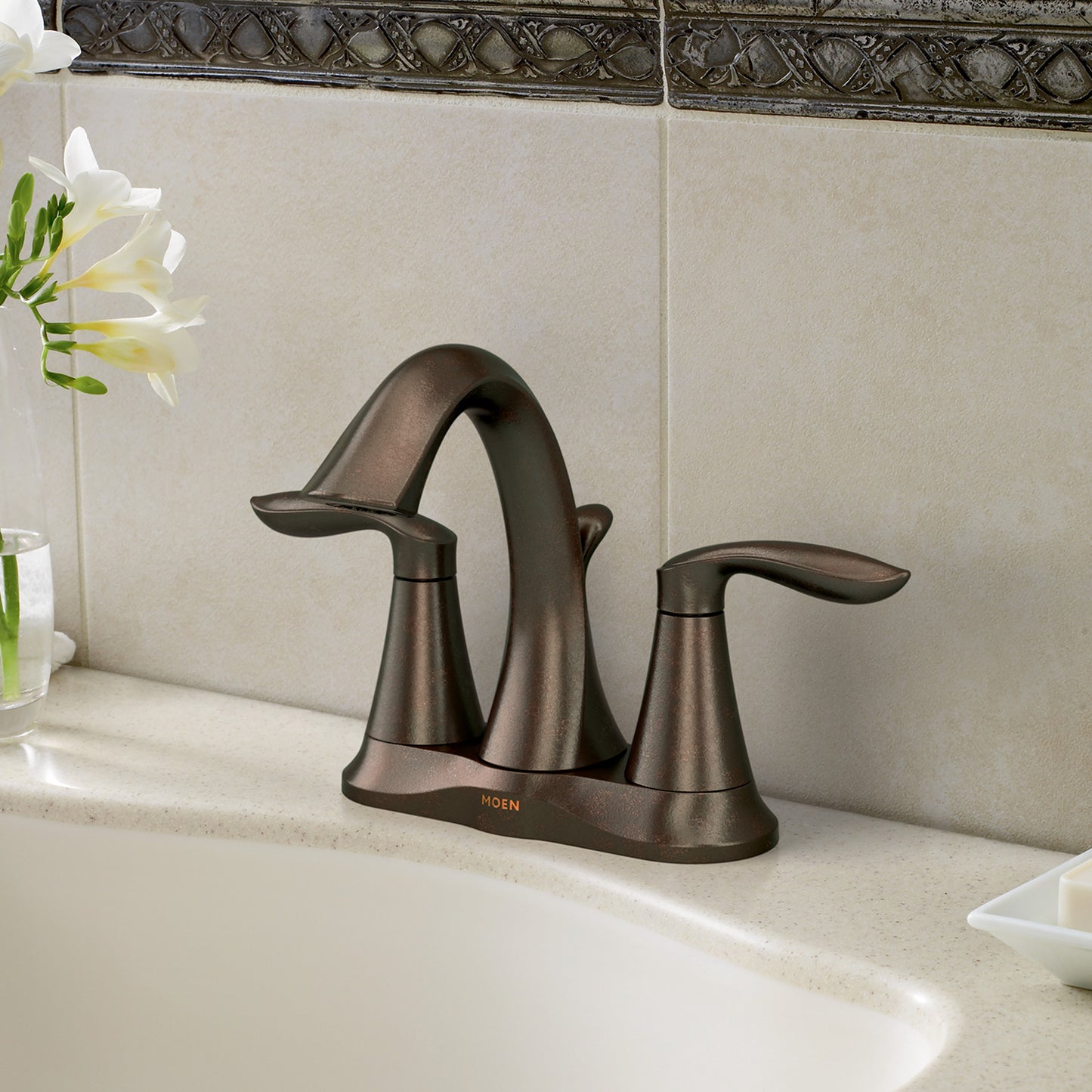 6410 - Eva Centerset Two-Handle Bathroom Faucet