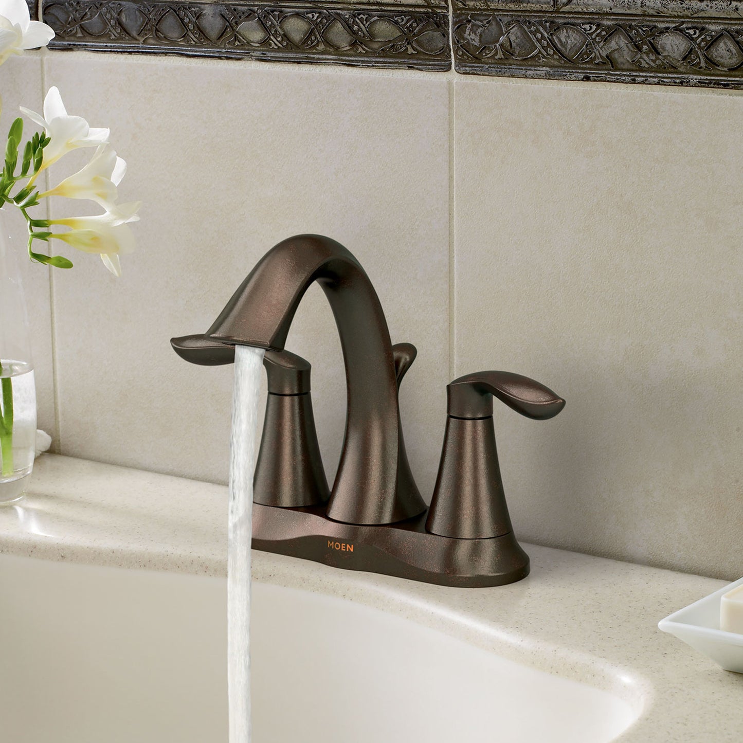 6410 - Eva Centerset Two-Handle Bathroom Faucet