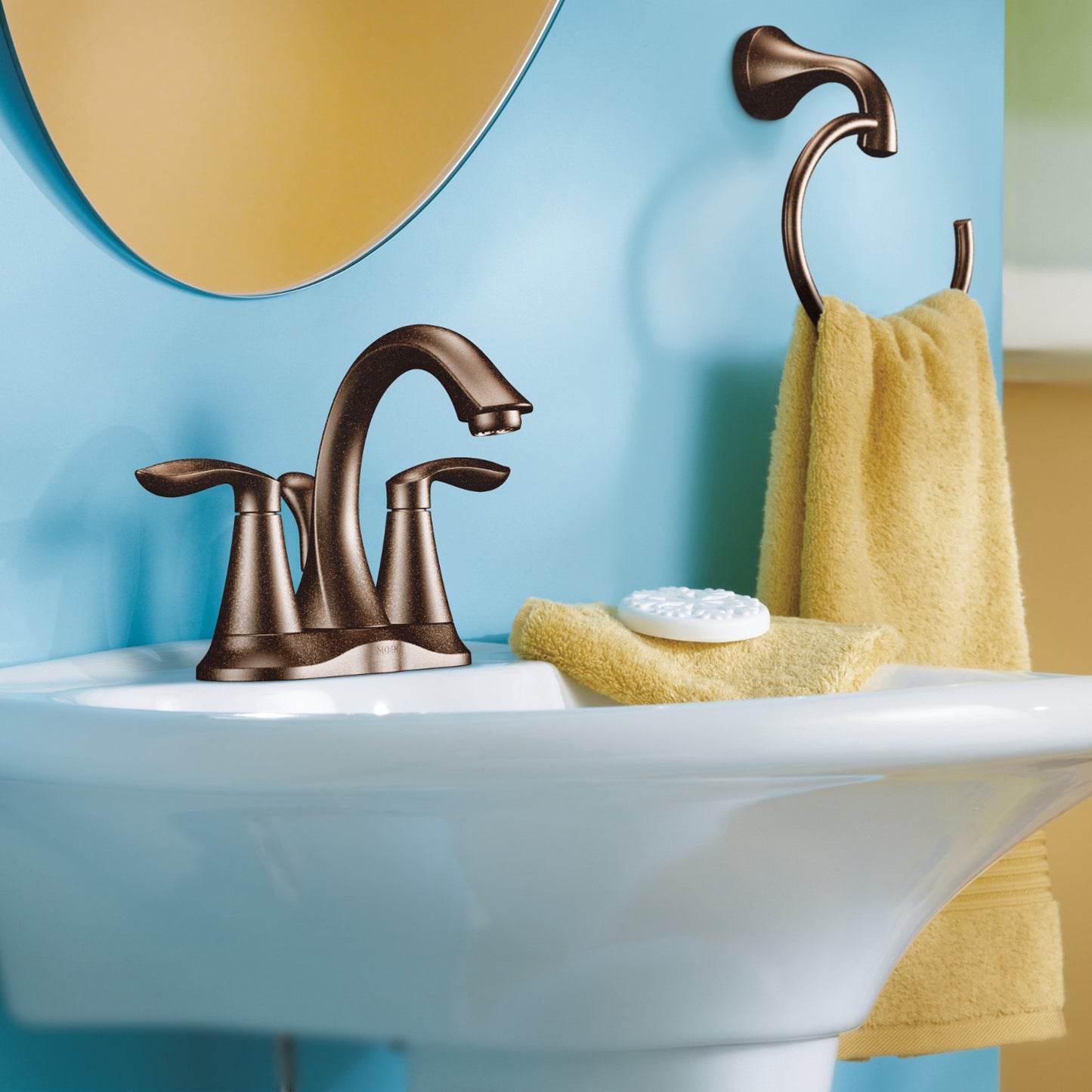 6410 - Eva Centerset Two-Handle Bathroom Faucet