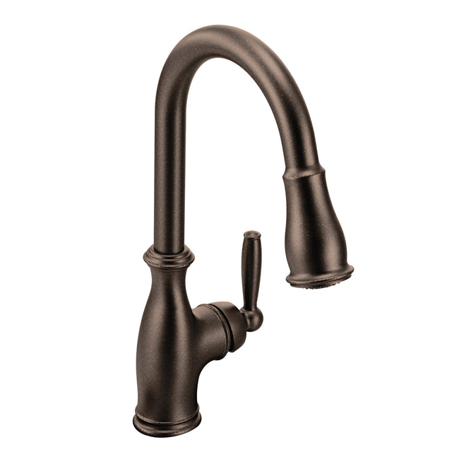 Brantford One-Handle High Arc Pulldown Kitchen Faucet