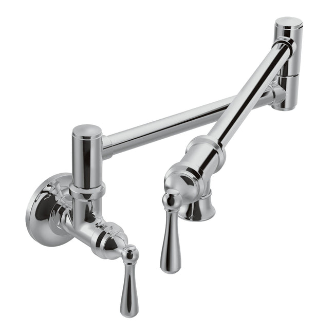 Traditional Two-Handle Pot Filler Kitchen Faucet