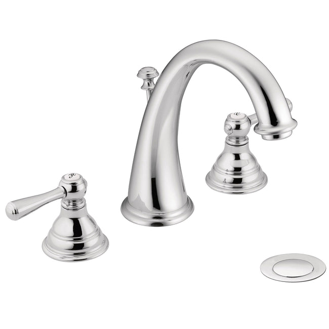 Kingsley Two-Handle High Arc Bathroom Faucet - Trim Only