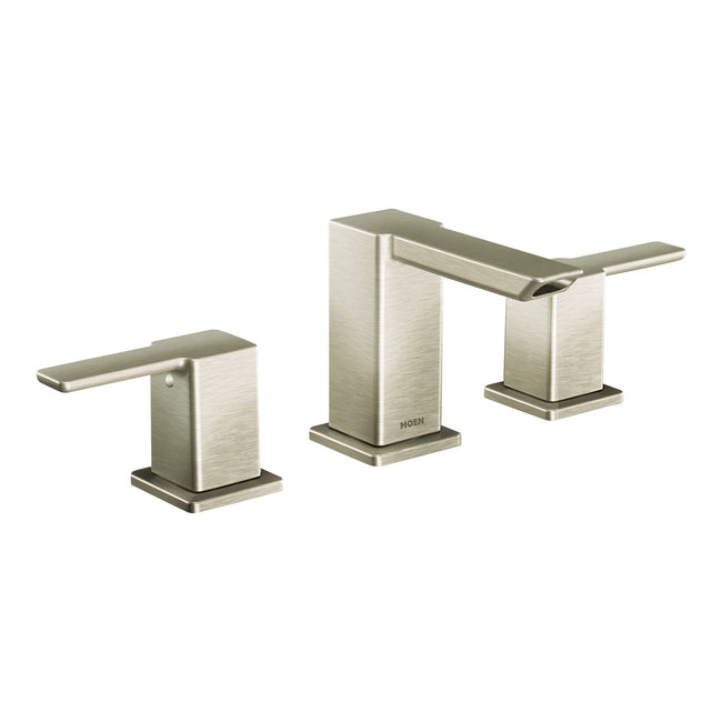 90 Degree Two-Handle Low Arc Bathroom Faucet - Trim Only