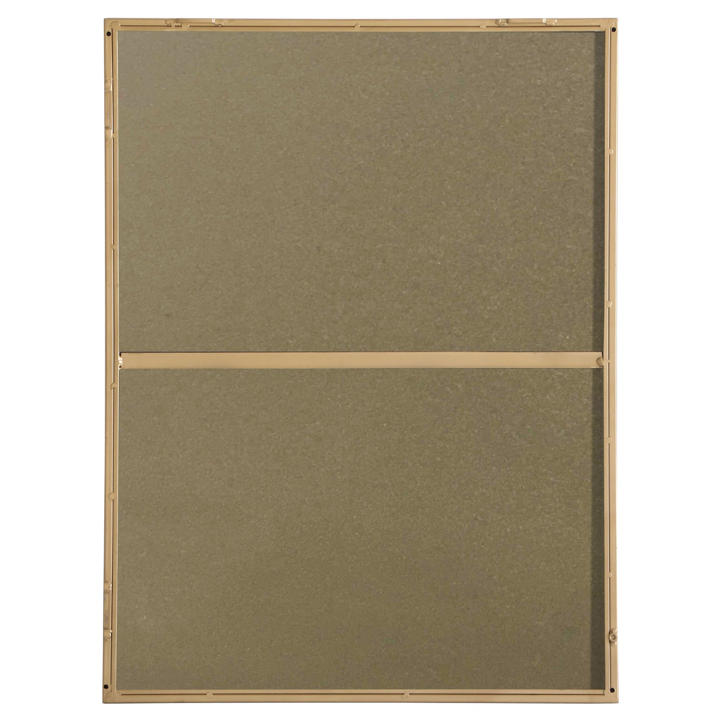 MR4072BR Monet 24" x 32" Metal Framed Rectangular Mirror in Brass