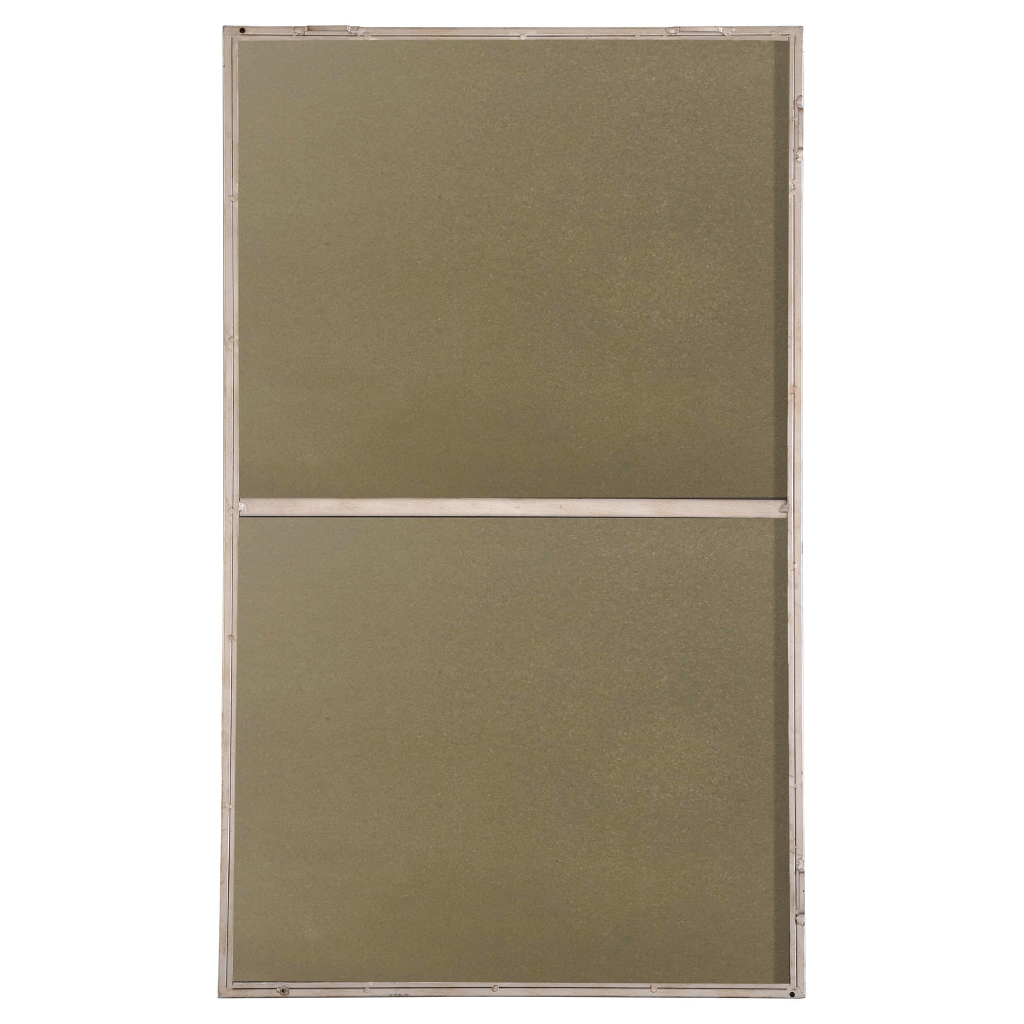 MR4076S Monet 24" x 40" Metal Framed Rectangular Mirror in Silver