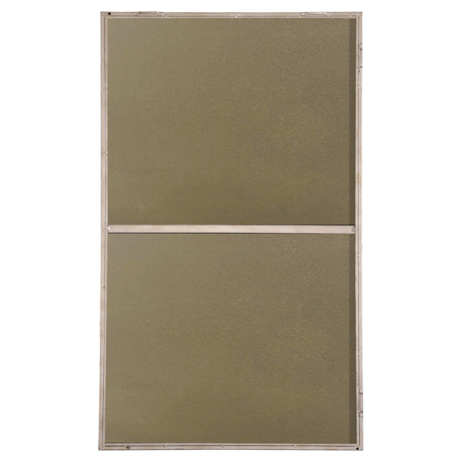 MR4076S Monet 24" x 40" Metal Framed Rectangular Mirror in Silver