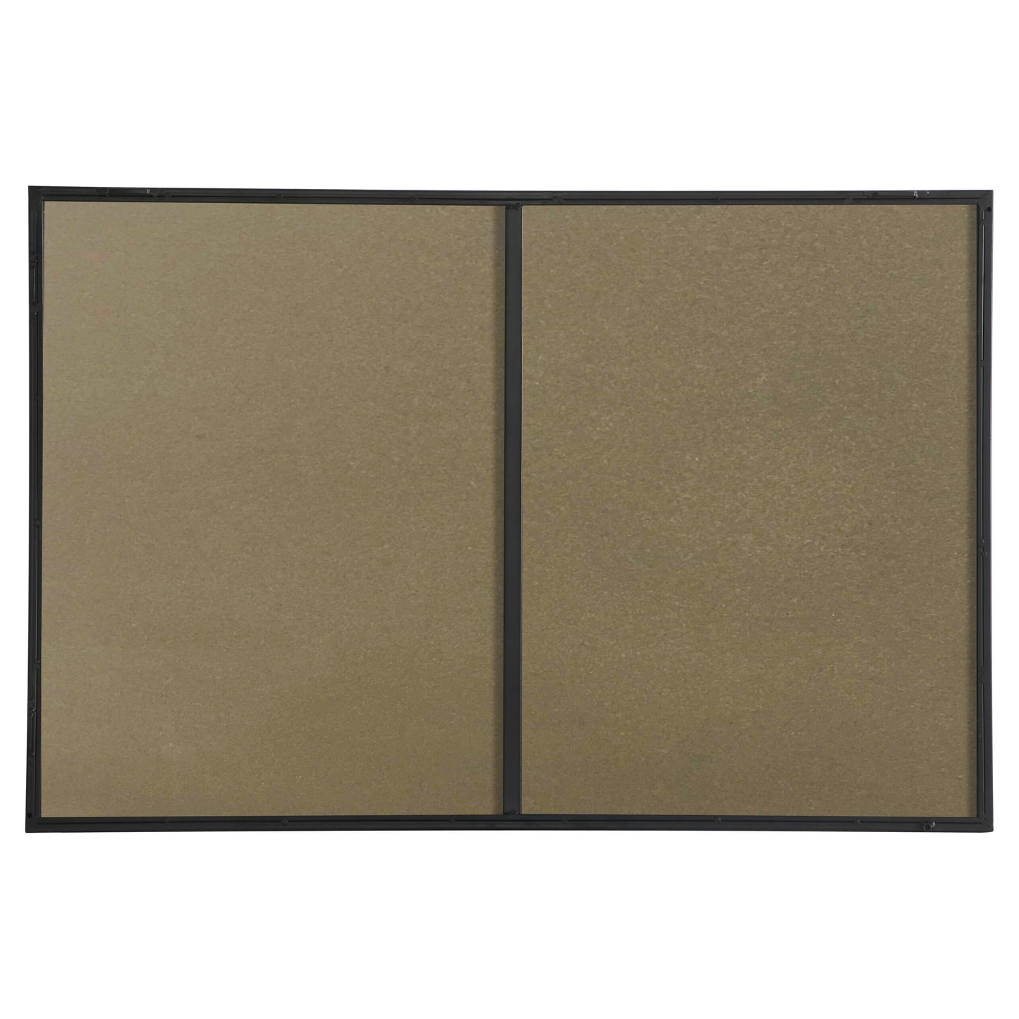 MR4077BK Monet 28" x 42" Metal Framed Rectangular Mirror in Black