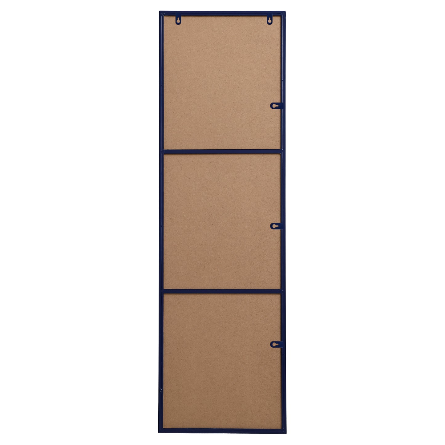 MR4081BL Monet 18" x 60" Metal Framed Rectangular Mirror in Blue