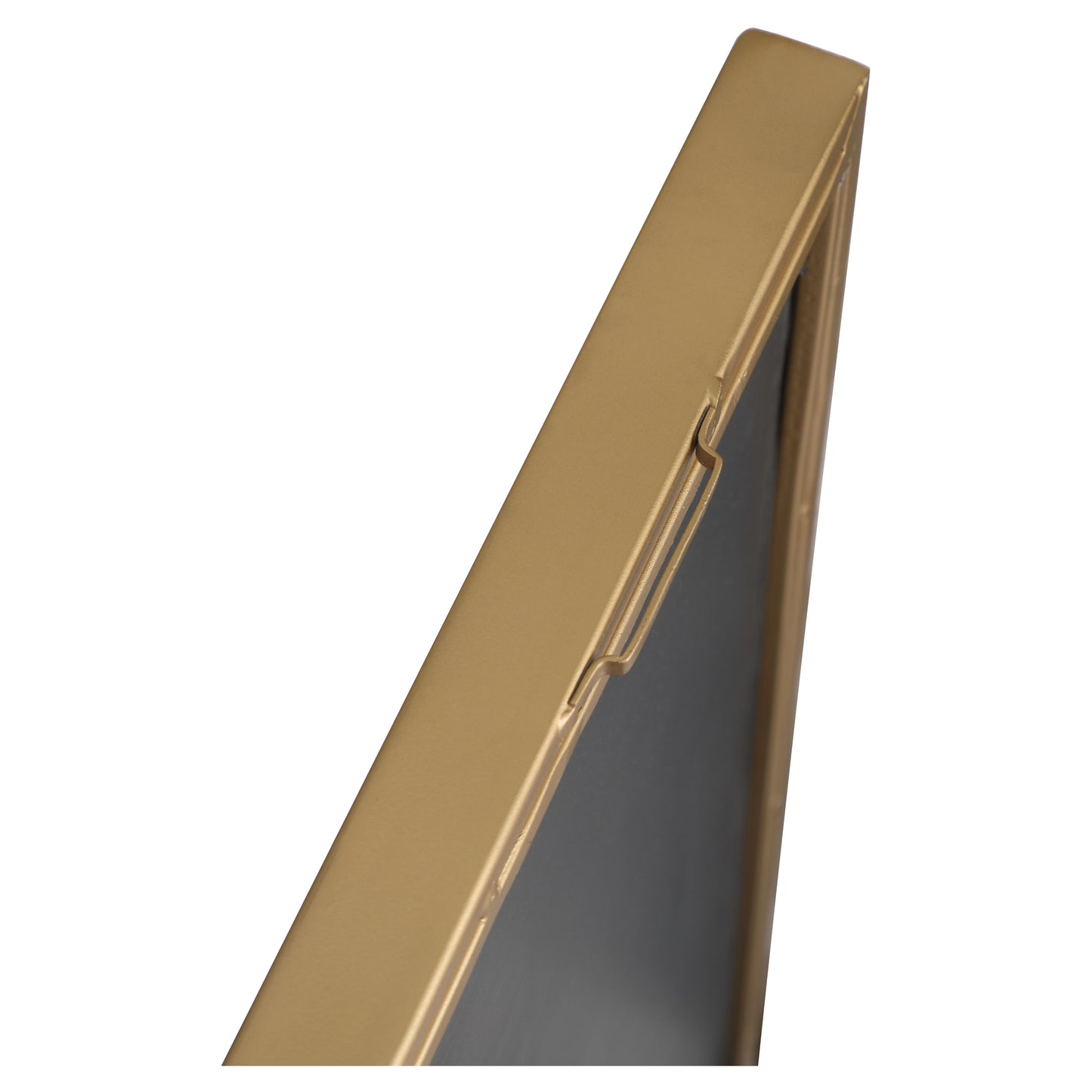 MR4082BR Monet 18" x 60" Metal Framed Rectangular Mirror in Brass