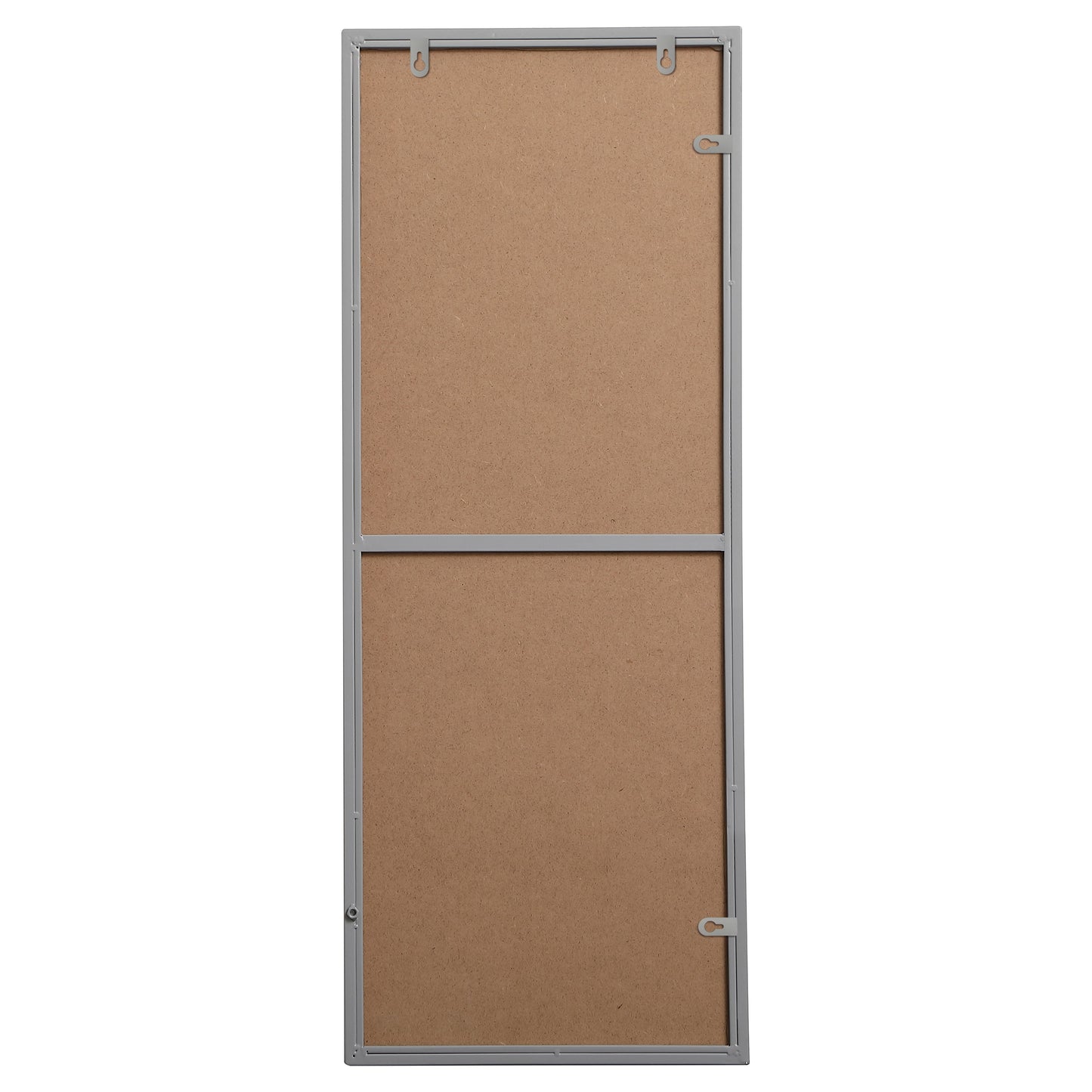 MR41436GR Monet 14" x 36" Metal Framed Rectangular Mirror in Grey