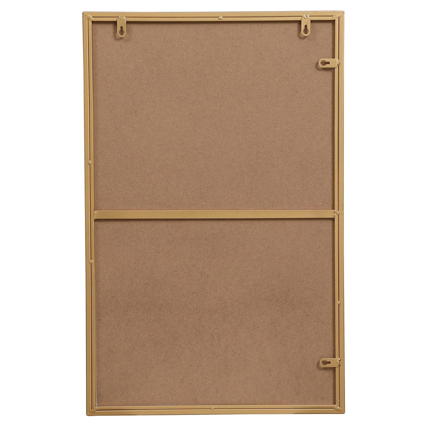 MR41828BR Monet 28" x 18" Metal Framed Rectangular Mirror in Brass