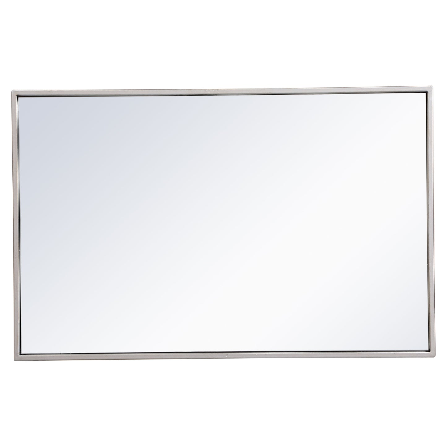 MR41828S Monet 28" x 18" Metal Framed Rectangular Mirror in Silver
